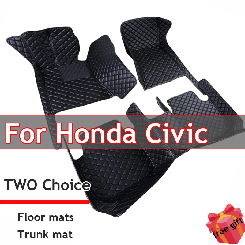 

Автомобильные коврики на заказ для Honda Civic 2012, 2013, 2014, 2015, автомобильные подкладки для ног, аксессуары для интерьера