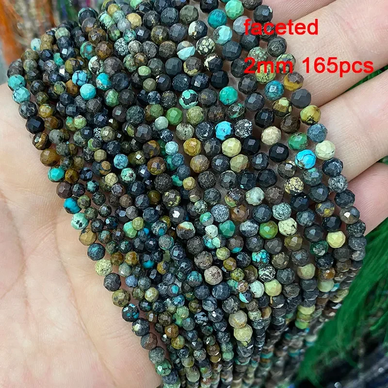 Perles Turquoise Naturelle Ovale 6 Mm - Lot En Vrac Pour Création - Trou 1.5-2 Mm