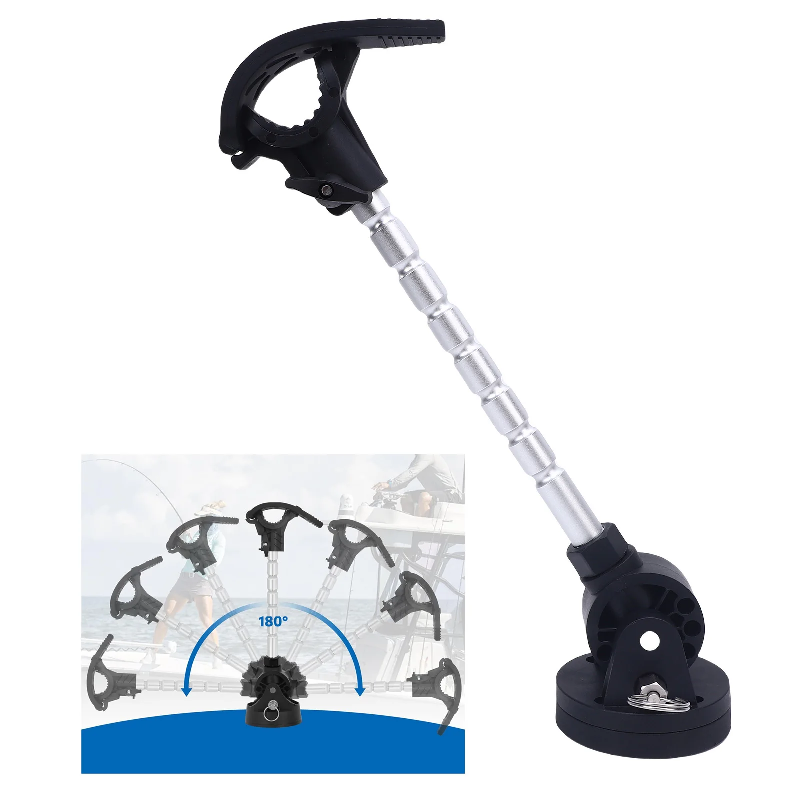 Trolling Motor Stabilizer Mount High Strength Adjustable Trolling Motor Holder Mount for Marine Use Replacement for PowerDrive