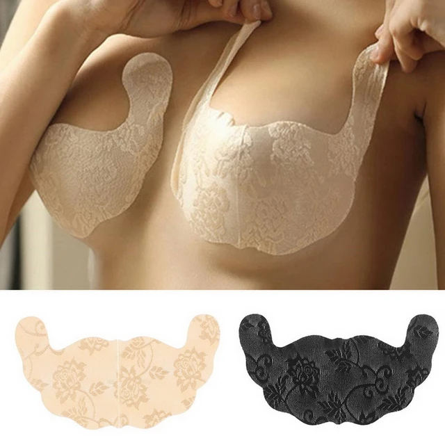 Adhesive Nipple Cover Bra Wireless Bralette Breast Sticky Silicone Bra Sexy  Women Backless Strapless Invisible Bras For Women