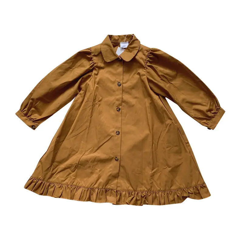 

2023 new New Spring summer baby children kids girl Soild casual cotton dresses Children's clothes