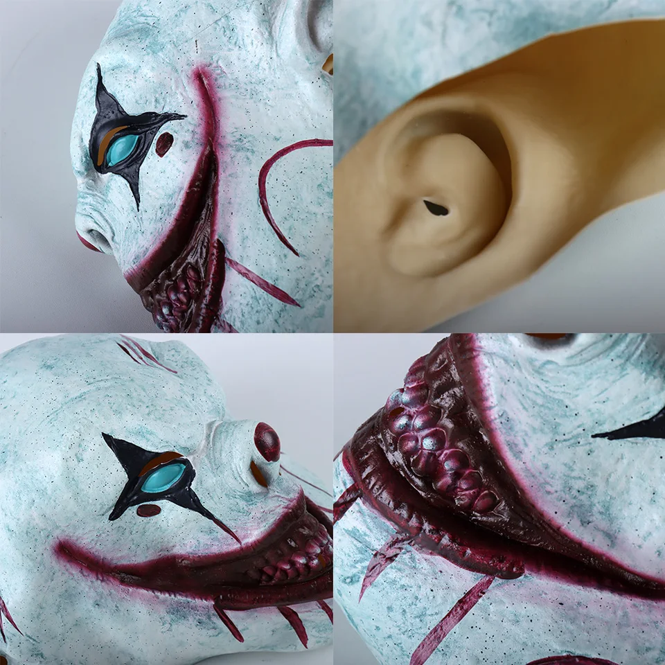 Masque Effrayant Halloween En Latex – Look Horreur Réaliste Pour Fêtes, Carnaval Et Cosplay – Taille Adulte Unisexe