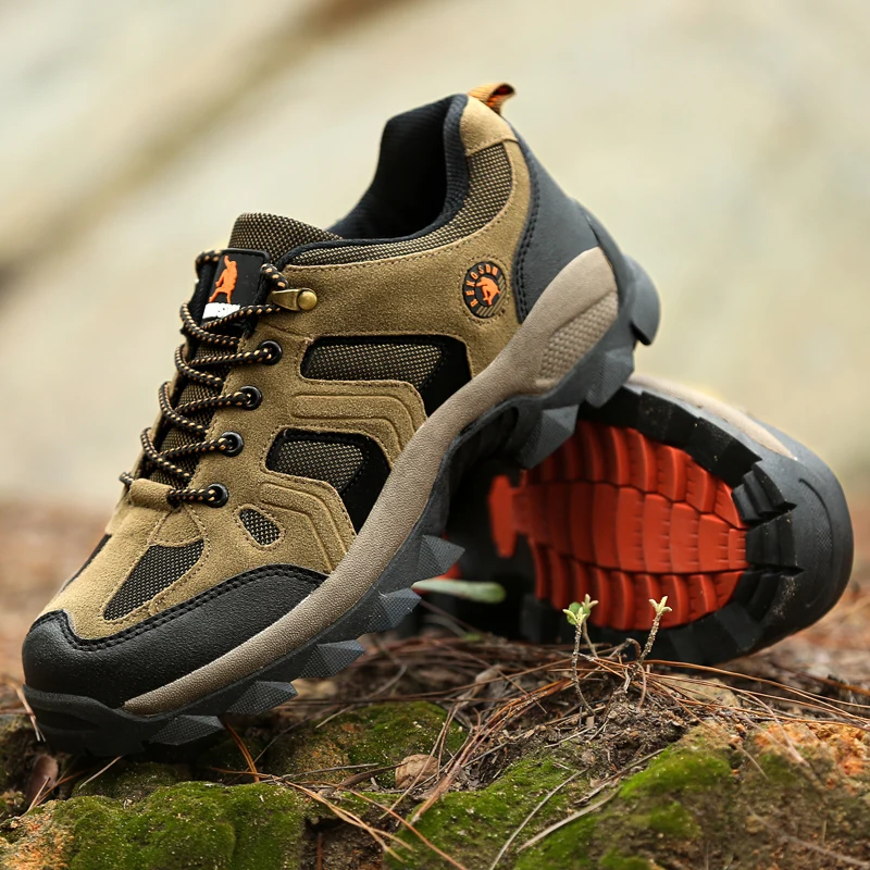 

Luxury Mens Ankle Boots Thick Bottom Sneakers Men's Fashion Suede Shoes Lace Up Trend Comfortable Men Shoes Outdoor Climbing