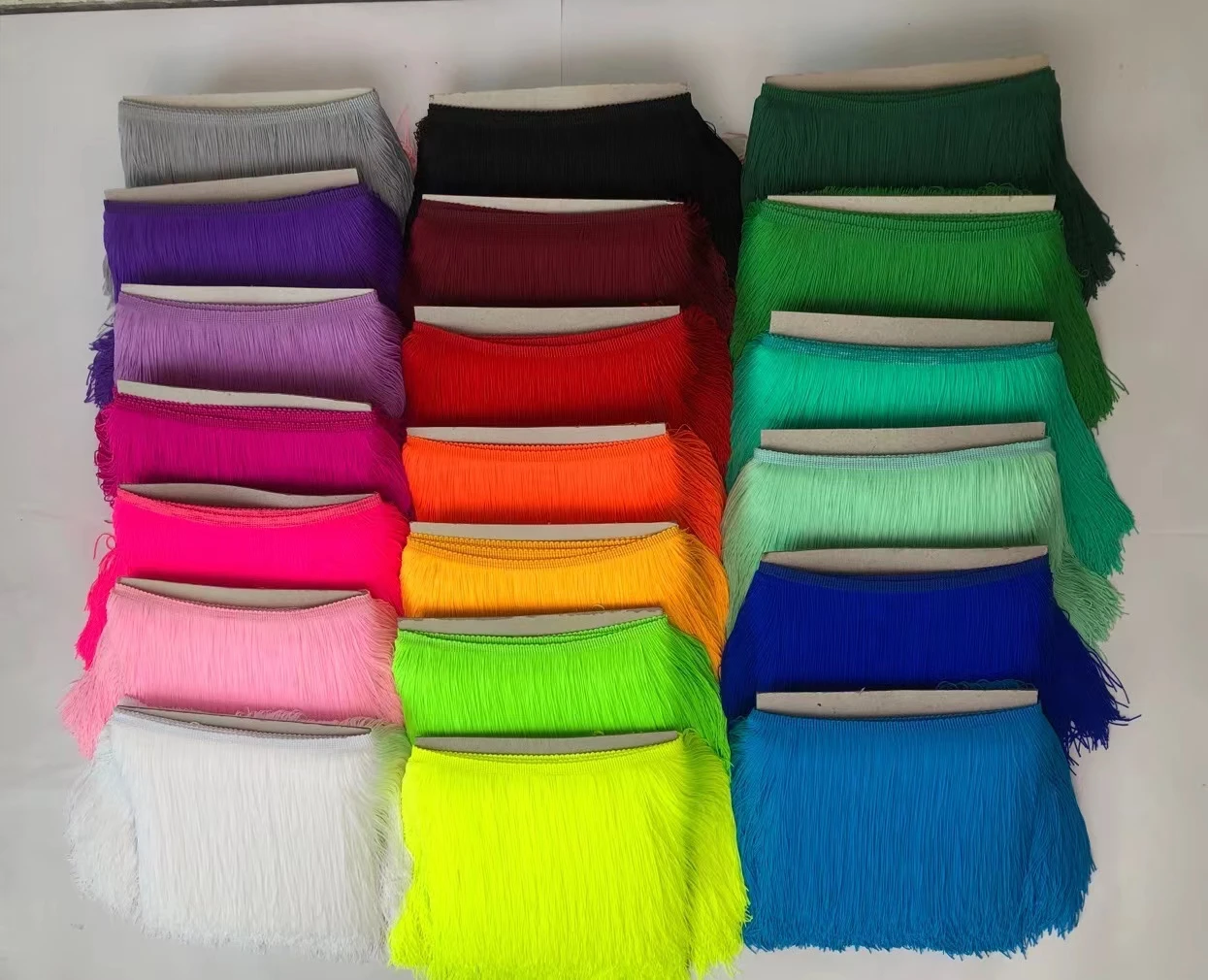 15cm 10 미터 폴리 에스터 술 프린지 레이스 트림 DIY 바느질 Tassels 홈 인테리어 Macrame 삼바 댄스 드레스 트리밍 라틴