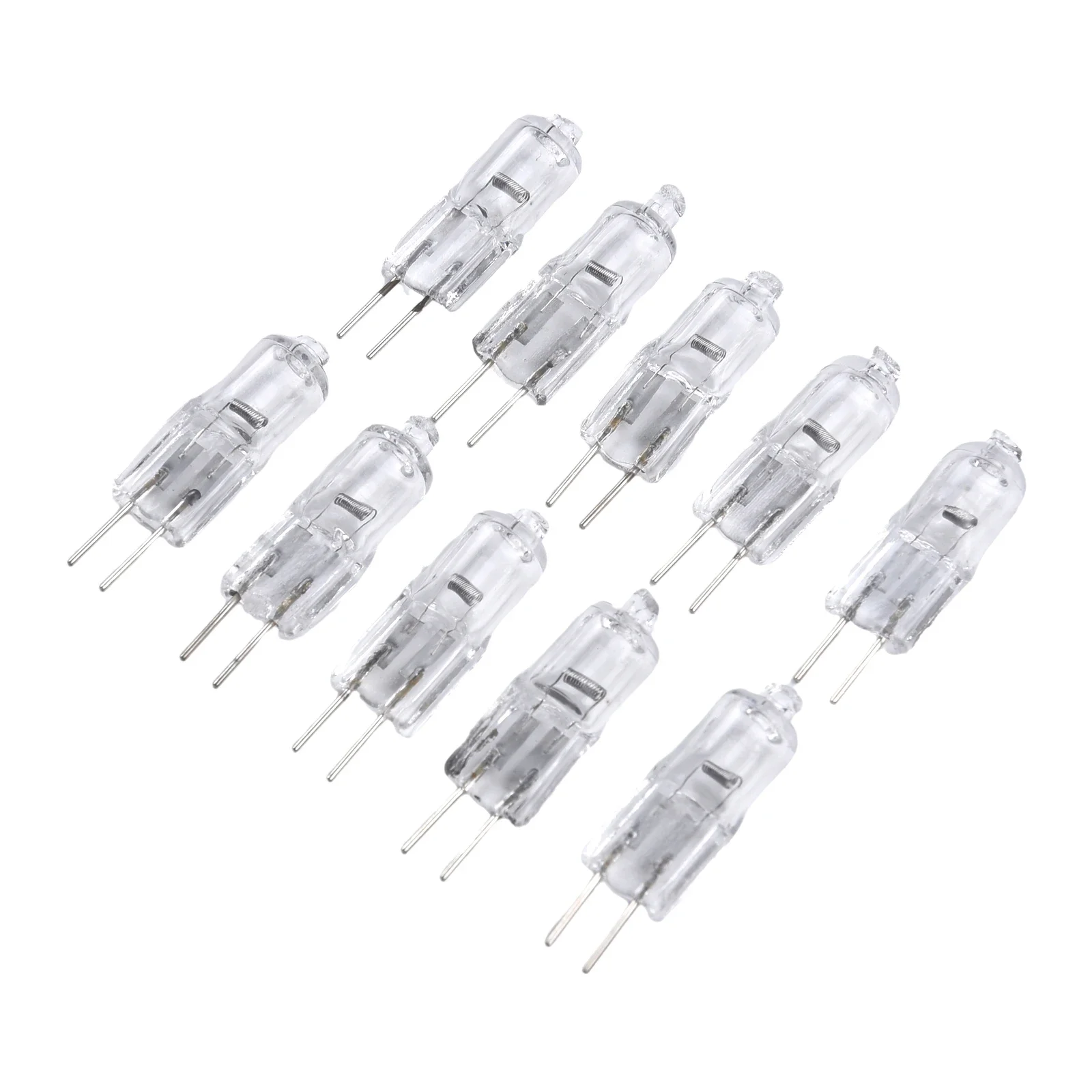 10Pcs G4 12V 5W/10W/20W/30W/50W 2900K Halogen Lamp 2 Pin Light Bulb for Fragrance Light Ceiling Desk halogen lamp bulb