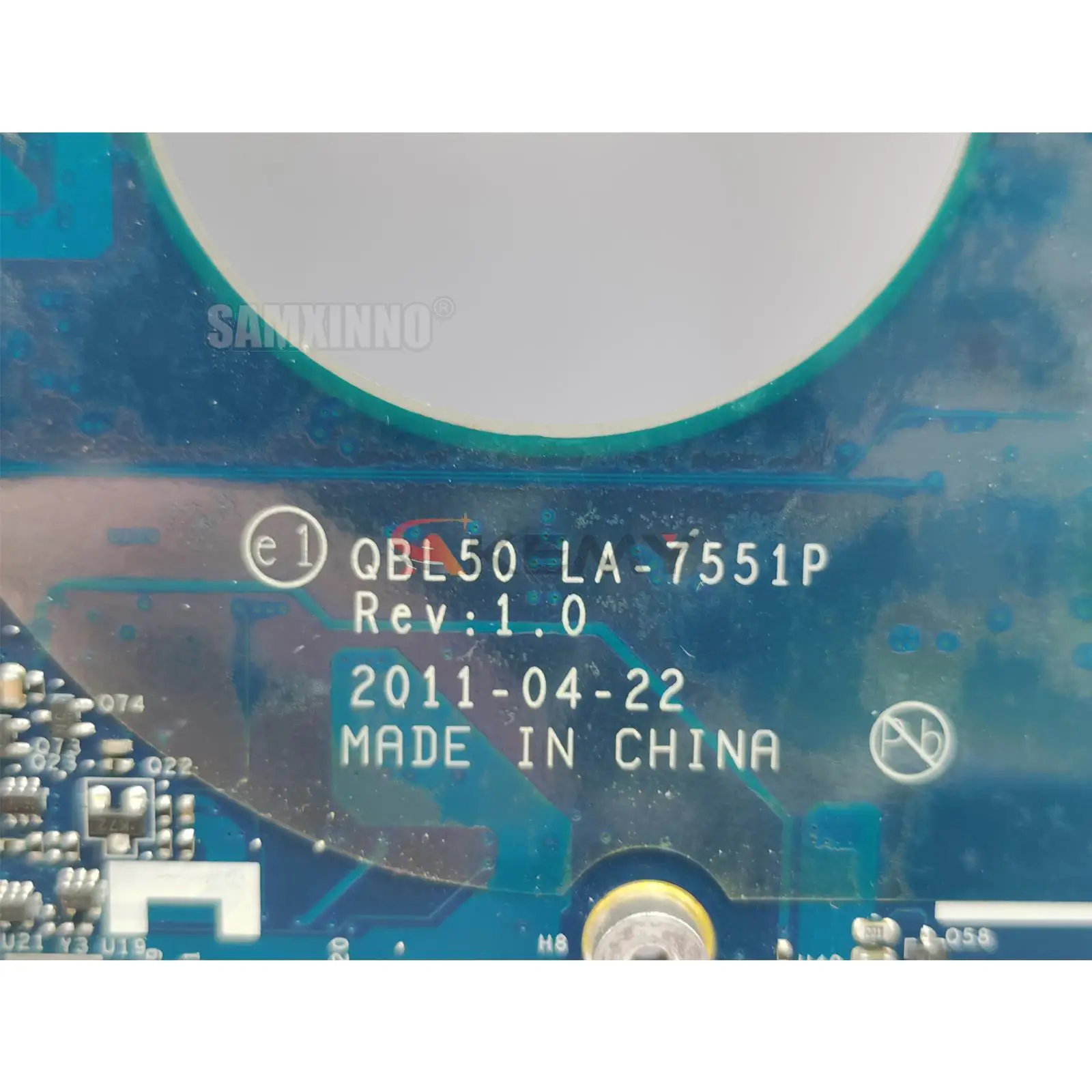 para Asus K43t K43ta K43tk X43t Portátil Placa-mãe Qbl50 La7551p Placa-mãe Hd7670m 1g 100 Trabalho de Teste. Original Original - Imagem 2