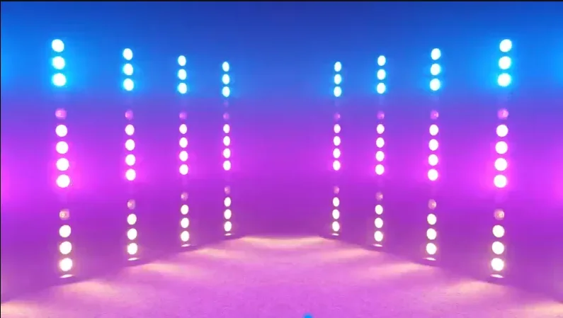14X20W RGBW COB LED Wall Washer Light Horse-Race Effect Stage Light DMX Backgrou
