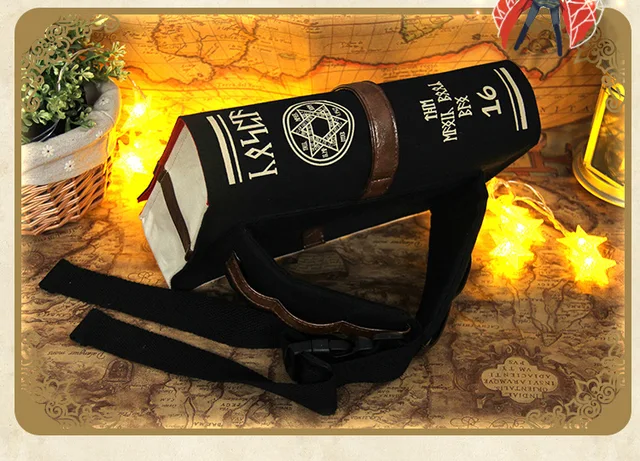Gothic Magical Spell Book Crossbody Bag 9