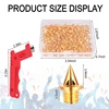 120 PCS 1/4Inch Stainless Steel Track And Cross Country Spikes Golf Shoe Spikes With Spike Wrench, Replacement Spikes 4