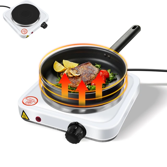 Cuisinière électrique à 5 vitesses 1000W, plaque chauffante, brûleur en fer, cuiseur de cuisine domestique, chauffe-café, appareils ménagers 1