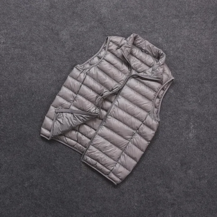 Gray vest for men