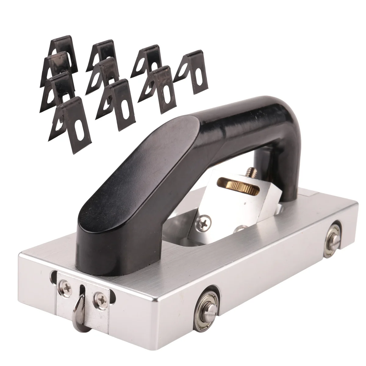 U-Type Blade Wheeled Vinyl Groover Floor Grooving Slotting Pull Hand Flooring Tool Slotter PVC Vinyl Welding Plastic Wel F