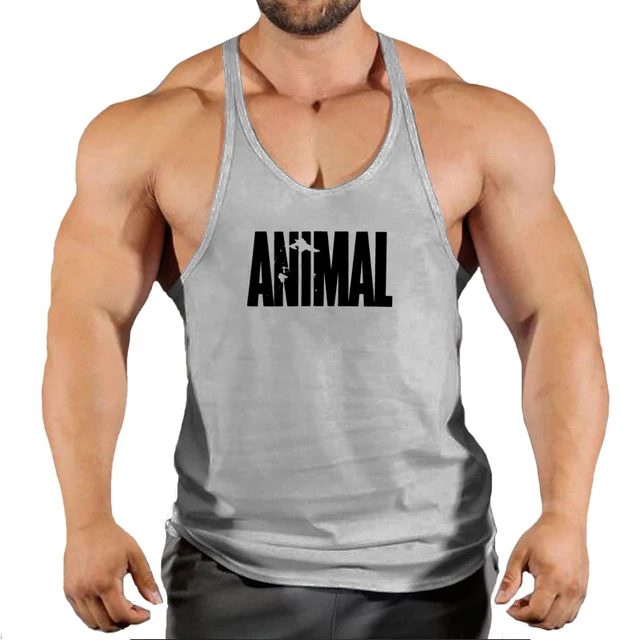 Marque Animal Gym Débardeur Hommes Vêtements De Fitness Débardeurs De Musculation Pour Hommes Vêtements De Sport D'été pour Homme Gilet Sans Manches Chemise 1