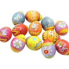 

2022 Easter PU Egg Fidget Toys Squishy Toy Children's Party Gifts 12pcs Bunny Pinching Egg Decompression Toy