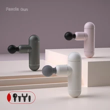 

Massage Gun Back & Neck Deep Tissue Handheld Percussion Massager 4 Different Heads for Different Muscle Groups 3 Speed Options