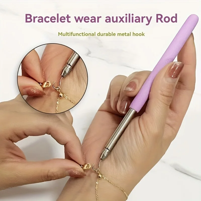 مساعدة ارتداء سوار أداة شريك مجوهرات مساعد تثبيت ا...