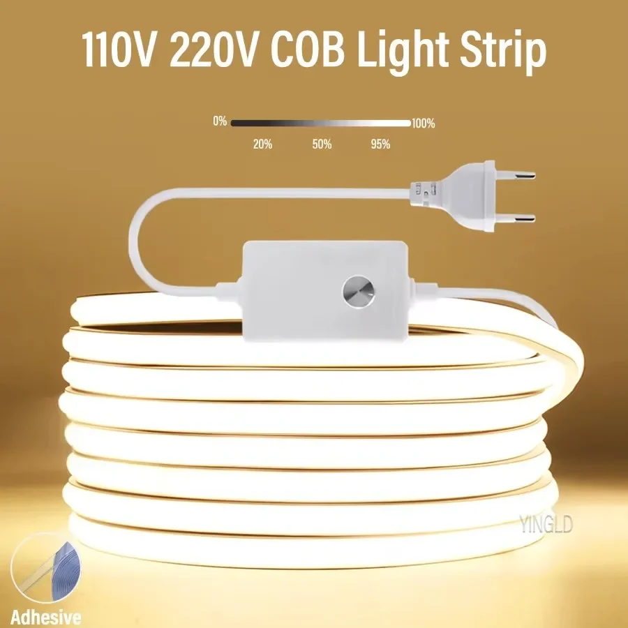 ตัวเลือกสินค้า LED Strip Light 220V สว่างสูง ปรับแสงได้ ใช้งานง่าย