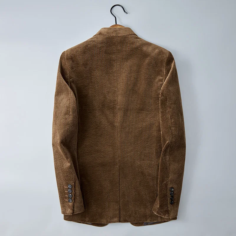 Men's Corduroy Suit Jacket Blazers M-5XL