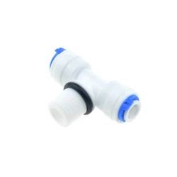 Quick Connect Water Pipe Fitting - Plastic Connector for Reverse Osmosis Systems (PB6.35-02 Seal Ring)