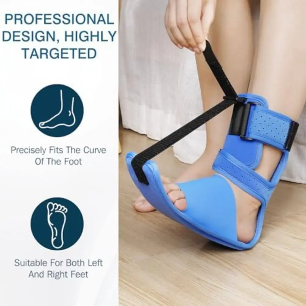 Adjustable Straps Plantar Fascia Splint Upgraded Achilles Tendonitis and Heel Pain Relief Plantar Fasciitis Relief Brace