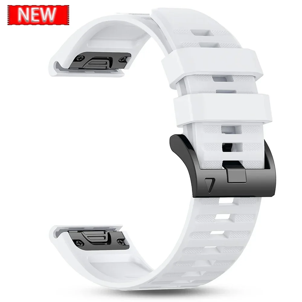 QuickFit Leather & Silicone Sport Watchband Bracelet