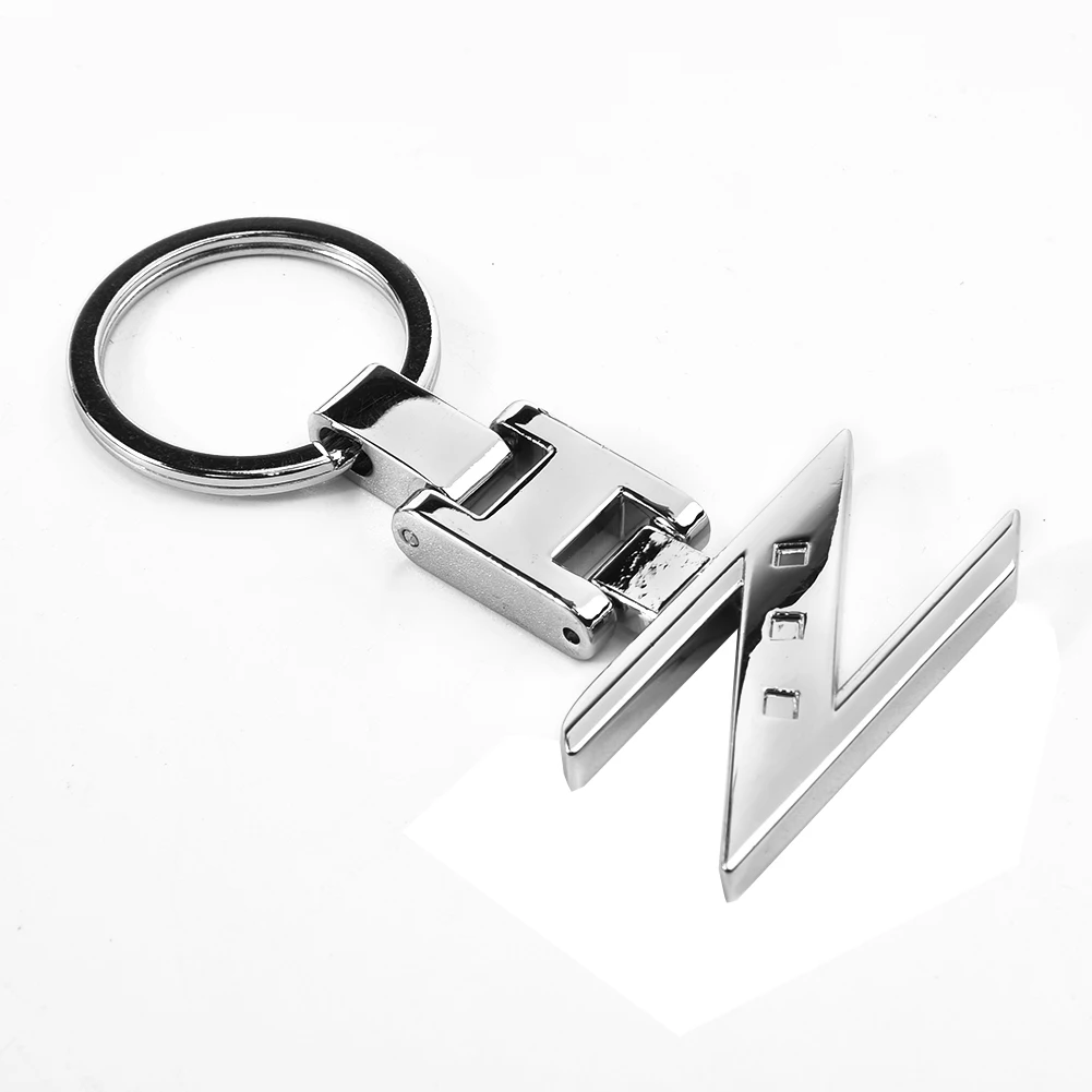 

Gift Key Chain Chrome Zinc Alloy For Nissan 350Z 370Z Z Durable Z Style 280ZX 300ZX Practical Part Tool Replaces