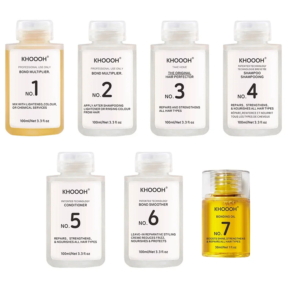 Original No.1-7 Set Hair Care Oil Conditioner Anti-high Temperature Improvement Hair Mask Shampoo Anti-hair Loss Repair Frizz