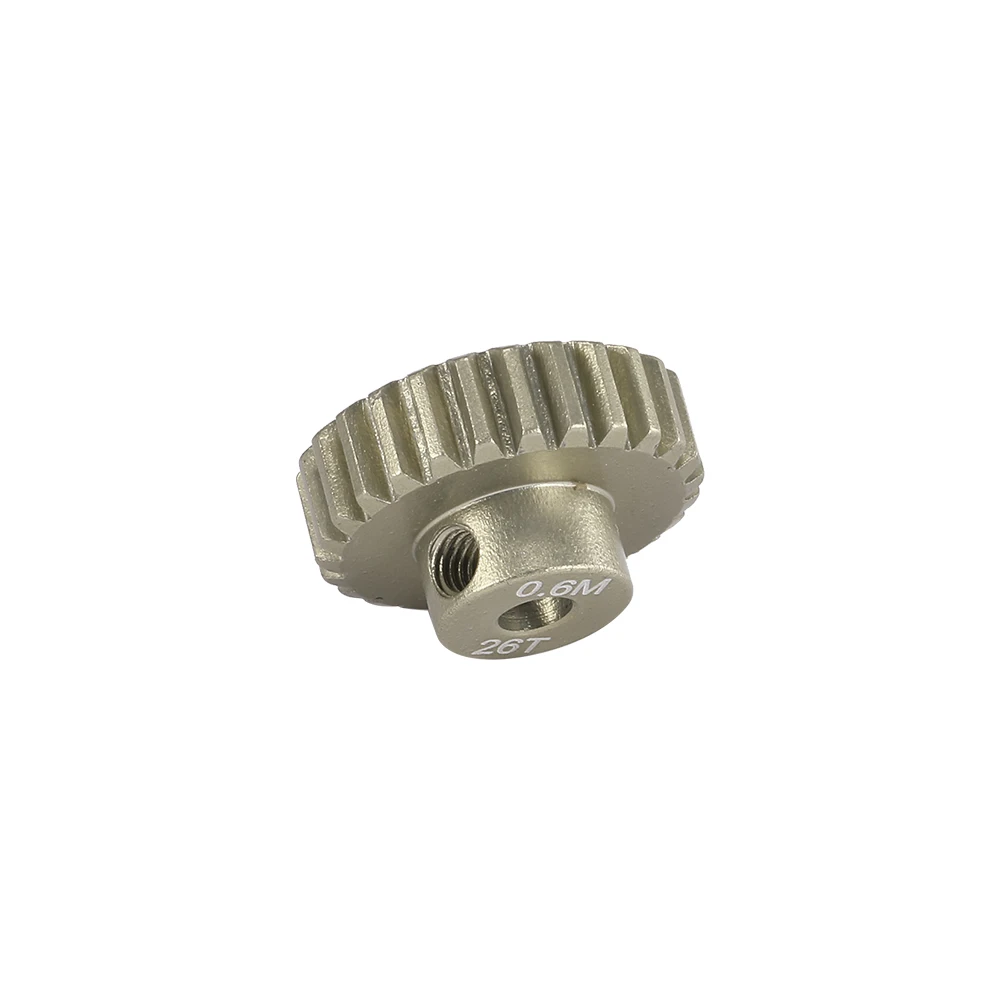 Motor Gear 13Teeth-33Teeth M0.6 3.175mm Mini Motor Gear for RC Model Car Aluminum Alloy Yellow Pinion for Remote Control Car Accessories