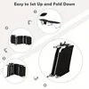 Foldable Sun Shading Lounge Chair Adjustable Beach Sunbathing Recliner W/Pocket 4