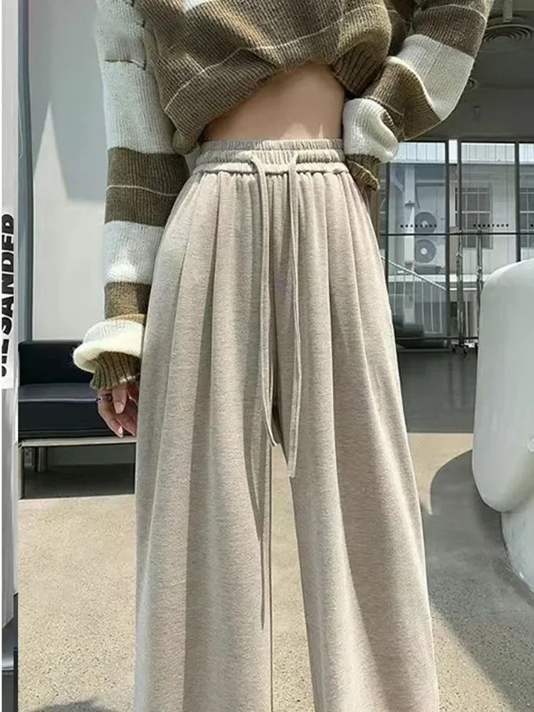 Baggy Spring Wide Leg Pants Korean Fashion Womens Straight Trousers Casual Fall Sweatpants Oversize 3xl Vintage Pantalones New