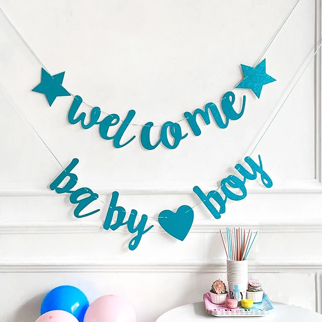 Naveen Welcome baby girl home or room Decoration set combo banner, Curtain  It's a Girl Foil