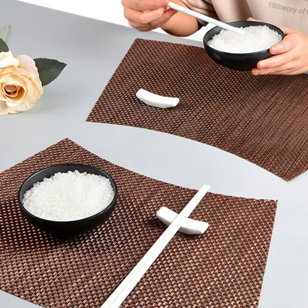 

Kitchen Placemat Heat-Resistant Fan-shaped Placemat Non-slip Table Protection Mat For Home Decoration