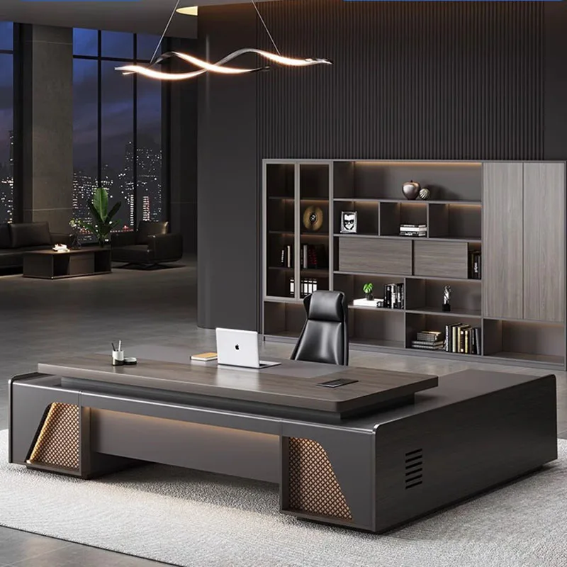 School Laptop Office Furniture Sets Work Study Writing Boss Desk Modern Executive Schreibtisch Fotel Ufficio Biurowy Furniture