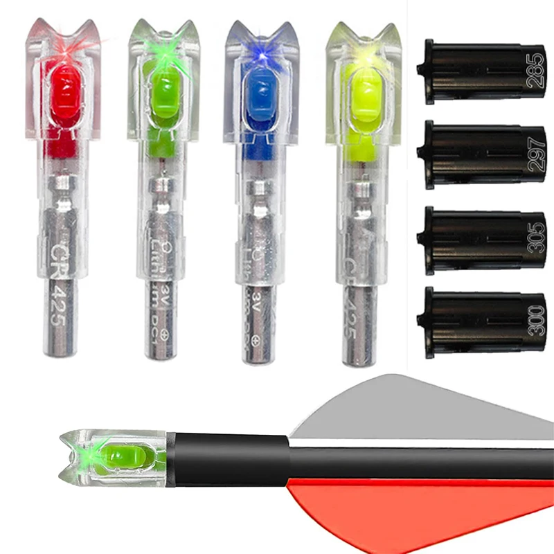 Enhanced LED Lighted Nocks for Hunting Archery Crossbow Bolts