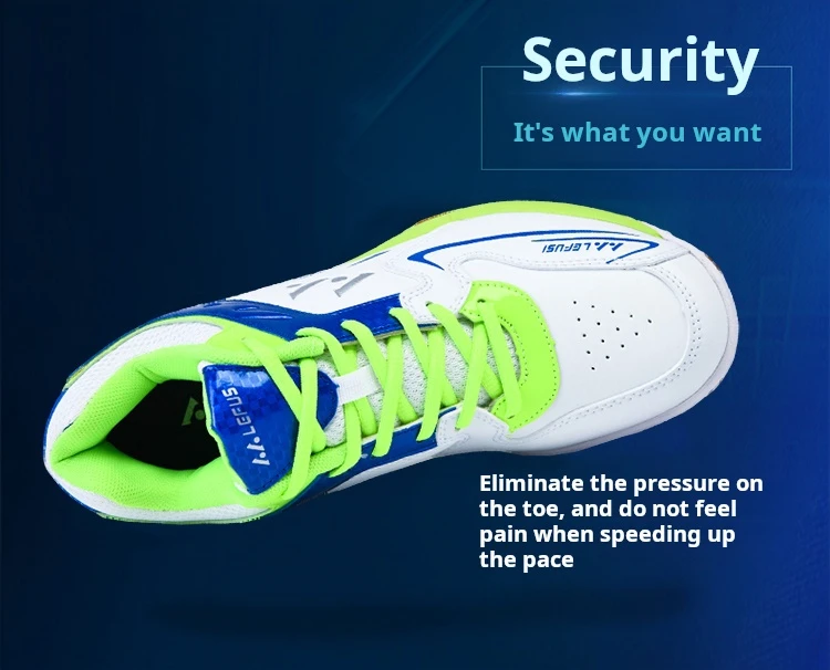 Description Picture 3 of item2024 Men's Tennis Shoes Youth Table Tennis Training Shoes Sneakers Quality Men's Badminton Shoes Anti-slip and Wear-resistant
