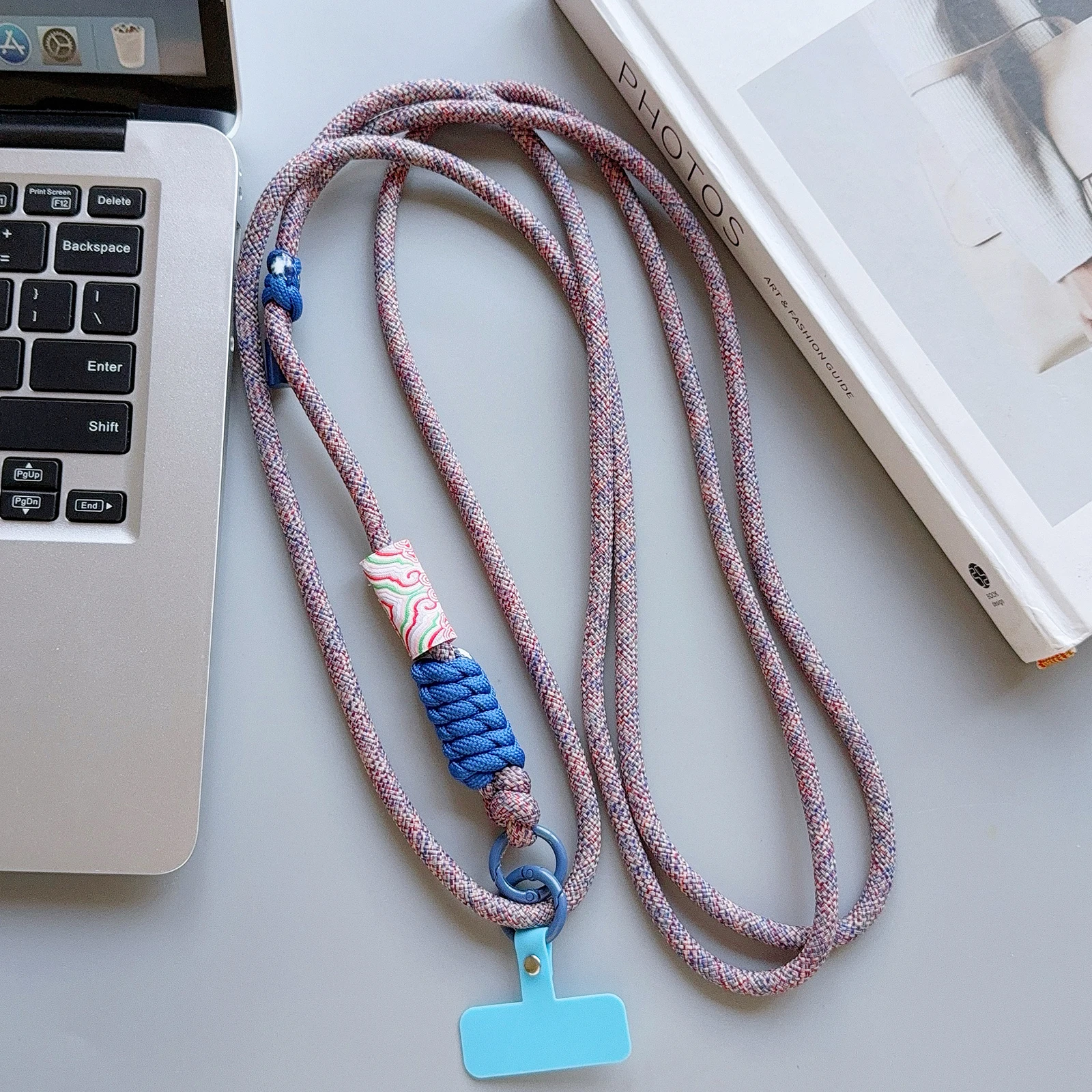 Stylish Braided Multi-Functional Phone Lanyard and Shoulder Strap