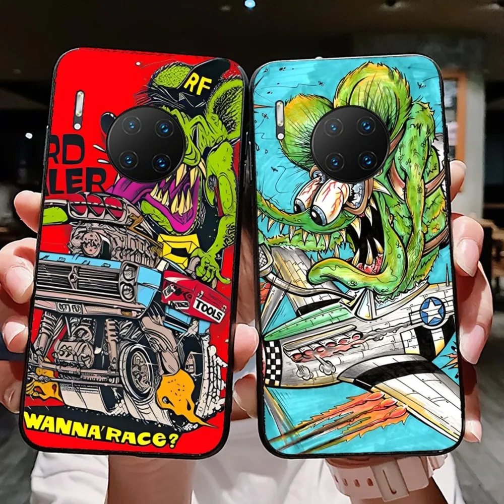 Custodia Per Telefono Rat Fink Per Huawei Mate 10 20 30 40 50 Lite Pro Nova 3 3I 5 6 Se 7 Pro 7Se