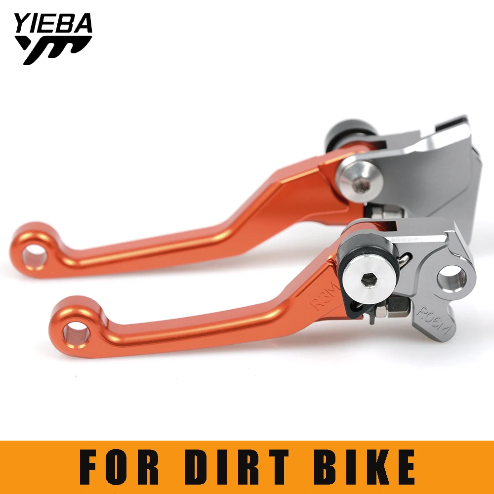 

Motorcycle DirtBike Motocross Pivot Brake Clutch Levers For 125 200 250 300 350 400 450 500 525 530 EXC Dirt Pit Bike Lever Part