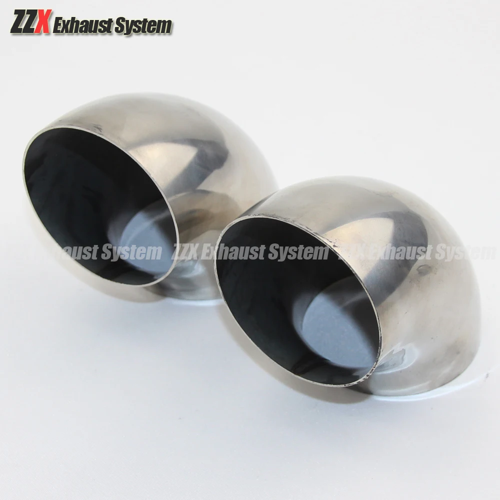 42/54/60/63/70/76/80/89mmx1.5mm Automobile exhaust pipe muffler Stainless Steel Elbow Angle Pipe Reduce Diameter Exhaust Pipe Pipe Fitting Round Pipe Fitting Stainless Steel Pipe