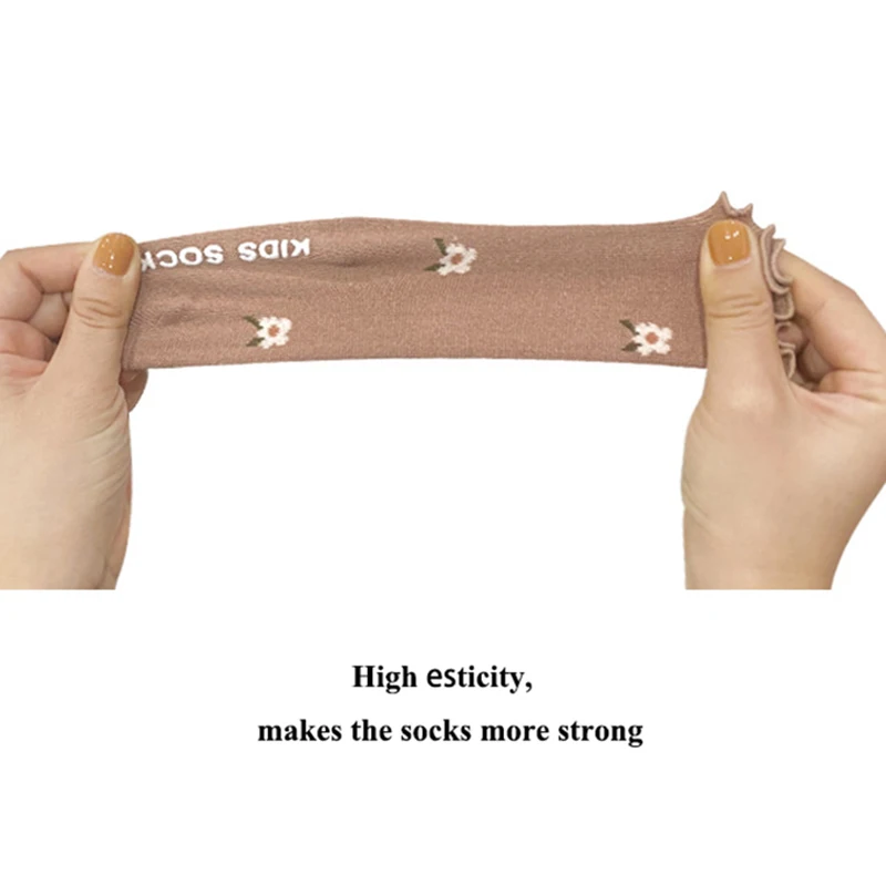 Cotton Anti Slip Kids Socks for First Walkers