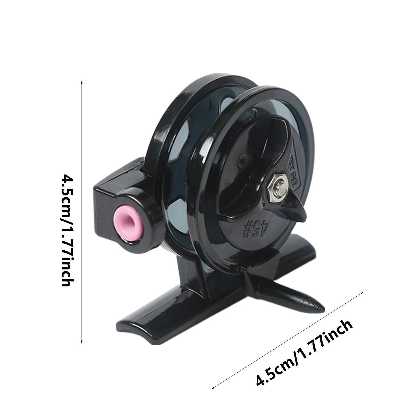 Angelrolle Spinning Ice Fishing Wheel 45 # /55 # Casting Reel Spinnrolle Spinnerrolle Spin Cast Reel Fischrolle zum Angeln – Detail 11