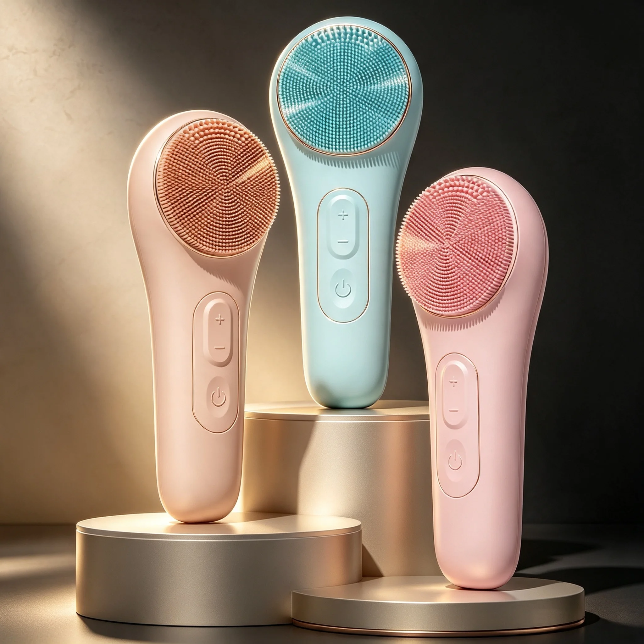 Advanced Electric Silicone Facial Cleansing Brush with Waterproof Design - Deep Cleansing Face Scrubber