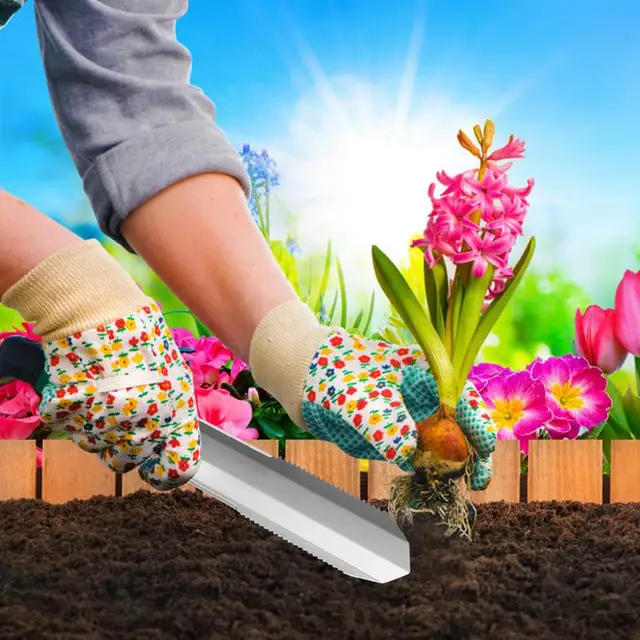 Kerti Szalagkertészeti Lapát Tiszta Kézi Ergonómikus Markolat Mélységjelző Mérésekkel - Image 5