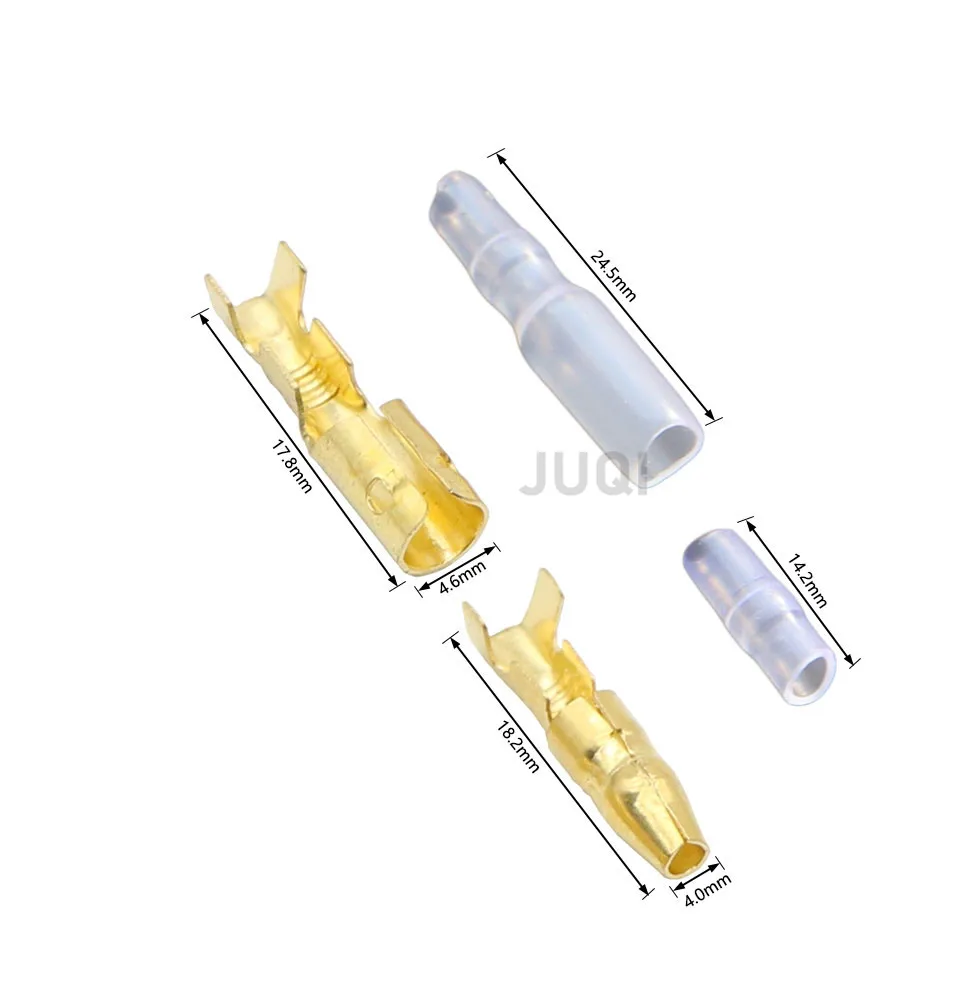 YIXISI 200 Pezzi 3.9mm Kit Connettori Proiettile Da Bullet Terminali - Foto 2