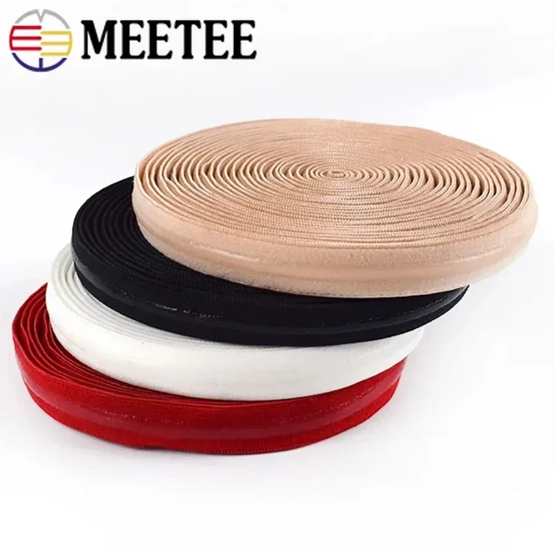 5/10/20M 8-25mm Silicone Elastic Band For Clothes Underwear Non-slip Ribbon  Garment Rubber Webbing Tapes DIY Sewing Accessories