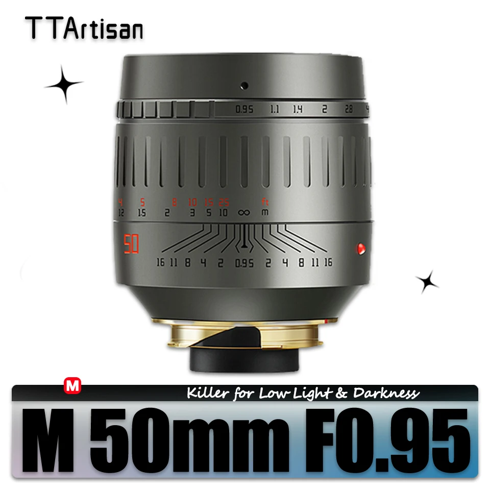 Ttartisan M-ASPH artisan、50mm、f0.95フルフレーム超大口径