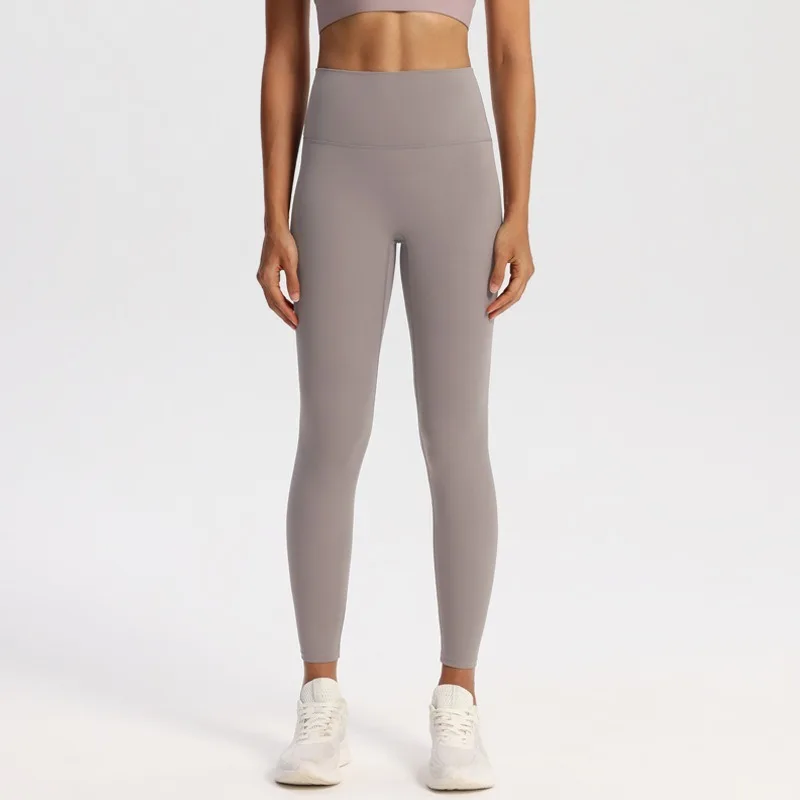 Women's Nine-point Trousers Leggings High-waisted Seamless Yoga Sports Pants High-stretch Leggings Running Fitness Pants