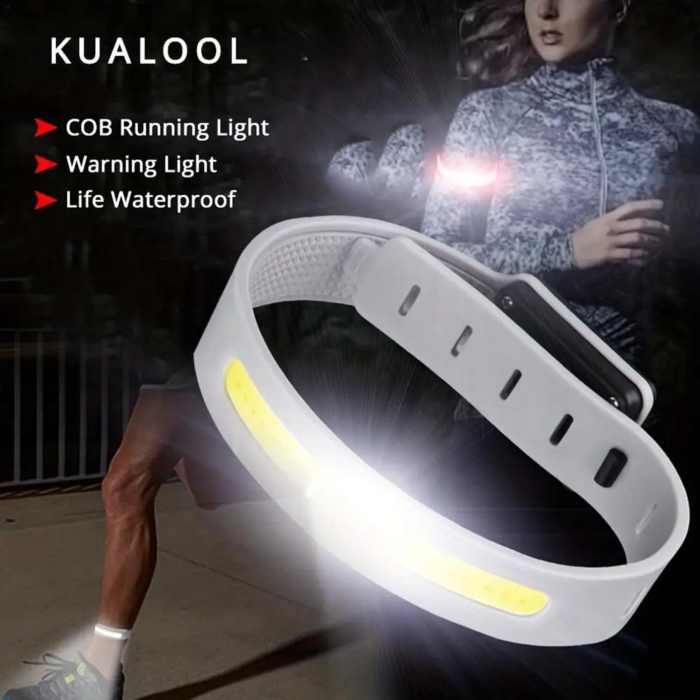 

Armband LED Light Night Running USB Rechargeable Flashing Light Safe Belt Arm Leg Warning Wristband Cycling Light Outdoor Sport