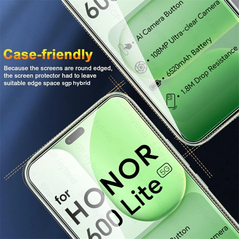 Premium 9H Tempered Glass Full Cover Screen Protector Case with HD Clarity