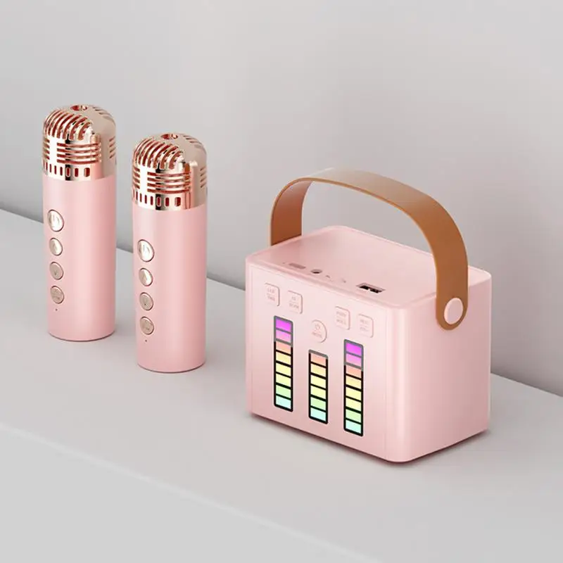 Karaoke Machine Wireless Microphones Karaoke Machines Portable Speaker Wireless Microphone For Home Party